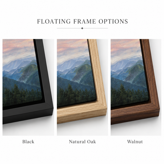 Appalachian Forest Waterfall Canvas Wall Art