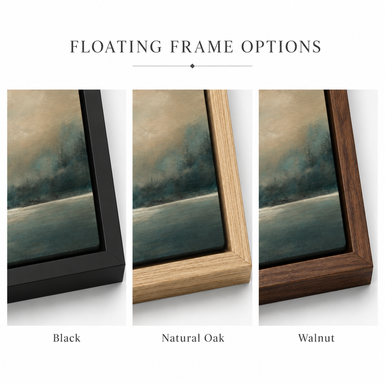Abstract Landscape Canvas Print | Peaceful Nature Wall Art