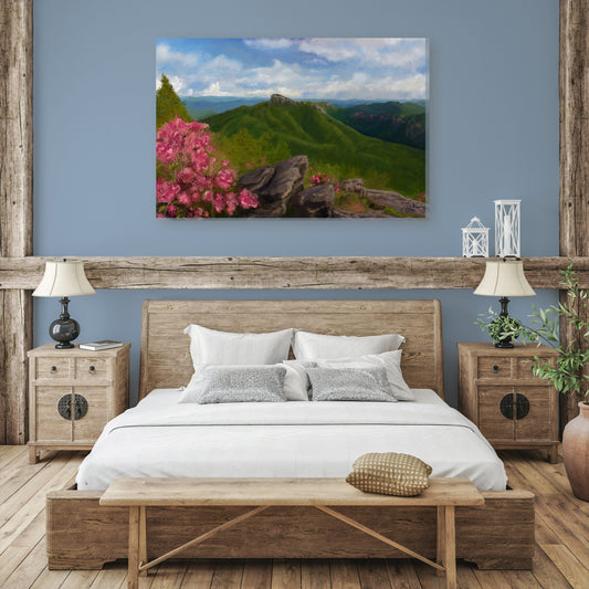 Linville Gorge | Blue Ridge Mountains | Appalachian Mountains | Linville Gorge Table Rock | North Carolina Art