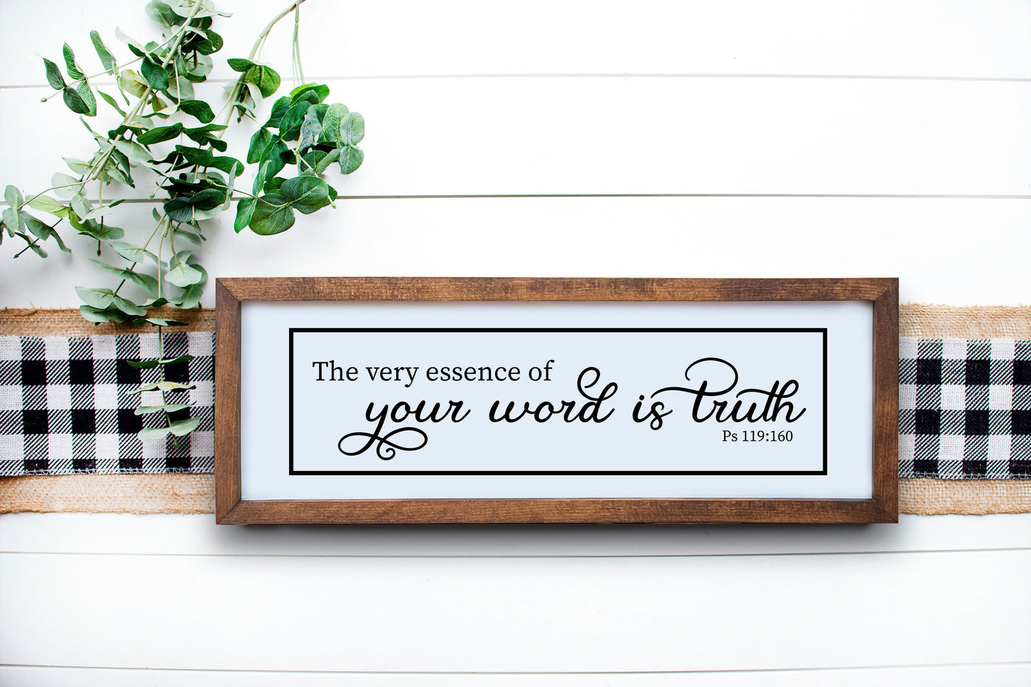 The very essence of you word is truth | 2023 JW Year Text | Scripture Wood Sign | Psalms | JW Wood Sign | JW Gifts