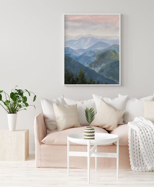 Elysian | Blue Ridge Parkway | Blue Ridge Mountains Art | Appalachian Mountain | Landscape Wall Art | North Carolina Art