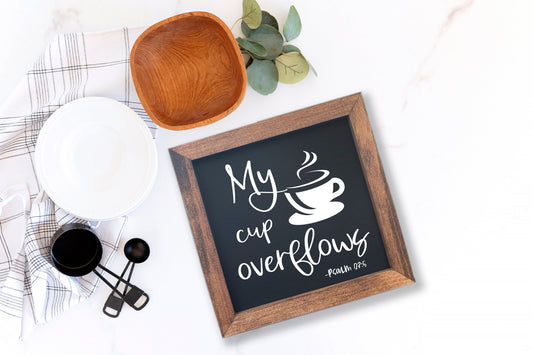 Kitchen Sign | Christian Gifts | JW Pioneer Gifts | JW Gifts | Bible Verse Sign | Coffee Bar decor