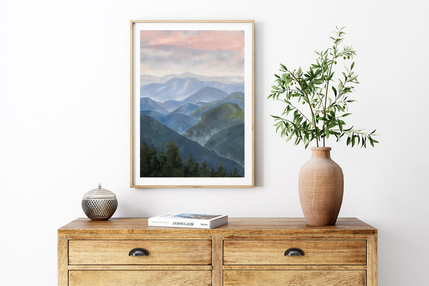 Blue Ridge Parkway Canvas Print | Appalachian Mountain Wall Art | North Carolina Landscape Print