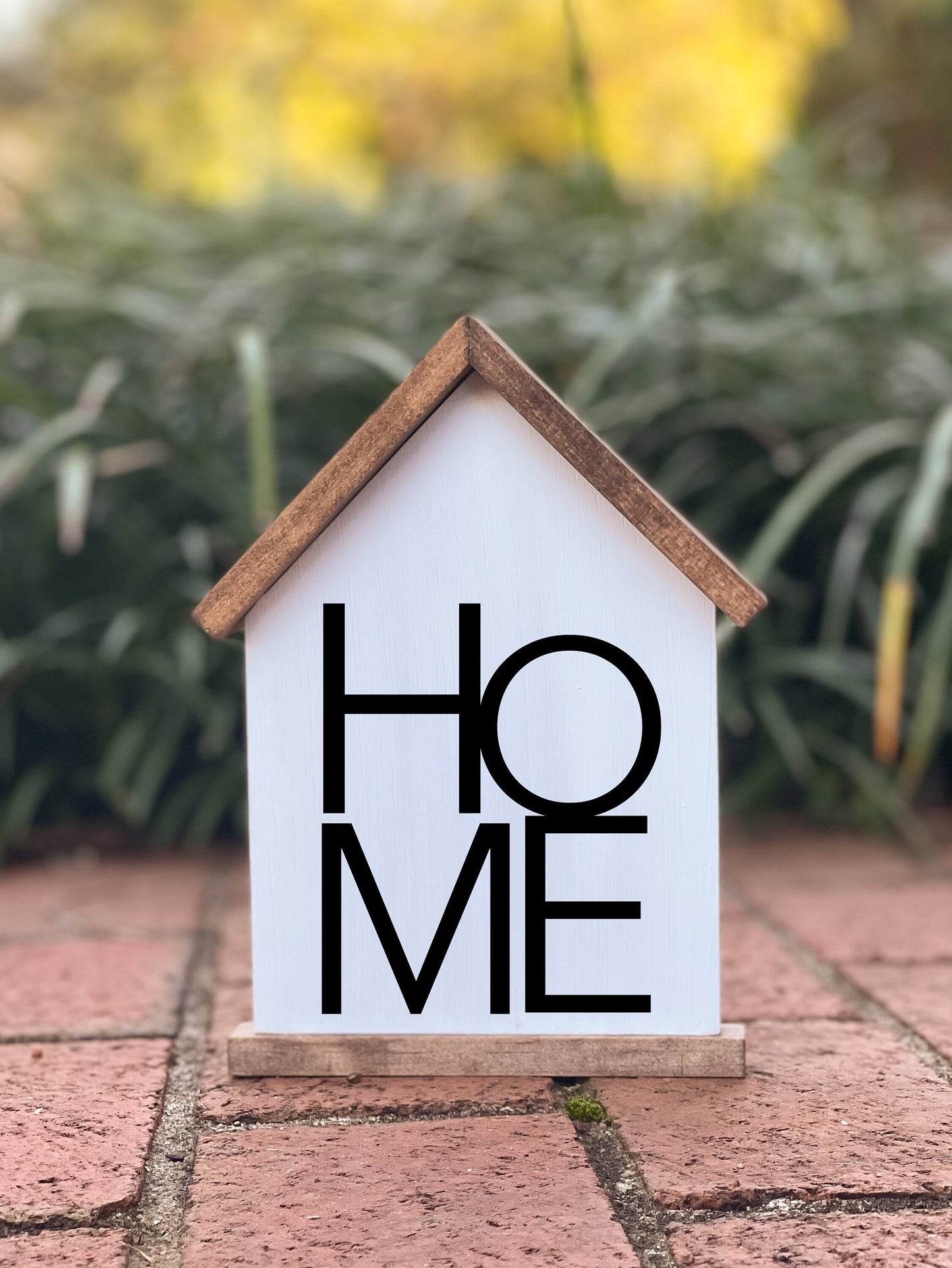 House Shape Wood Sign  | Mini Wood House |HOME Sign