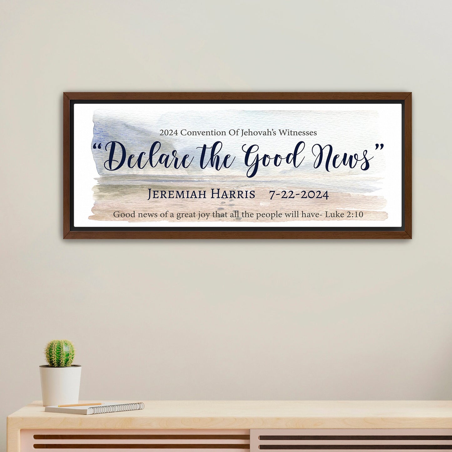 JW Baptism Gift | Baptism Keepsake | Declare the Good News 2024 Convention | JW Gifts | Jw baptism gift for brother | JW Gifts