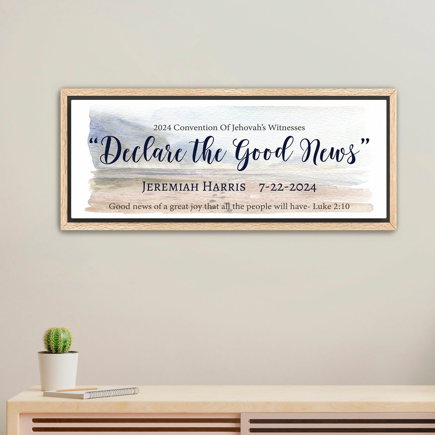 JW Baptism Gift | Baptism Keepsake | Declare the Good News 2024 Convention | JW Gifts | Jw baptism gift for brother | JW Gifts