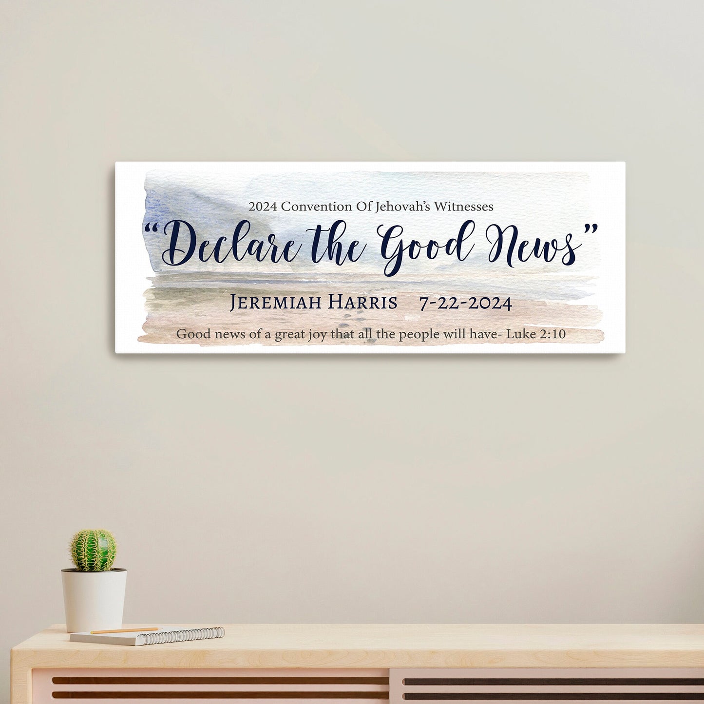 JW Baptism Gift | Baptism Keepsake | Declare the Good News 2024 Convention | JW Gifts | Jw baptism gift for brother | JW Gifts