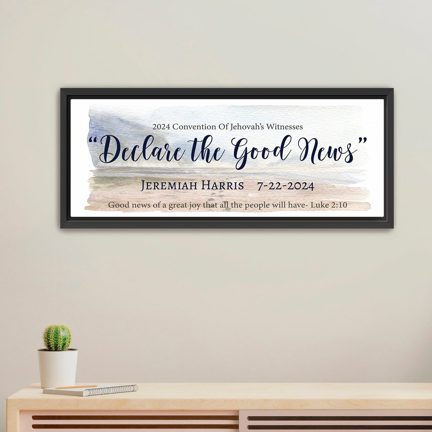 JW Baptism Gift | Baptism Keepsake | Declare the Good News 2024 Convention | JW Gifts | Jw baptism gift for brother | JW Gifts