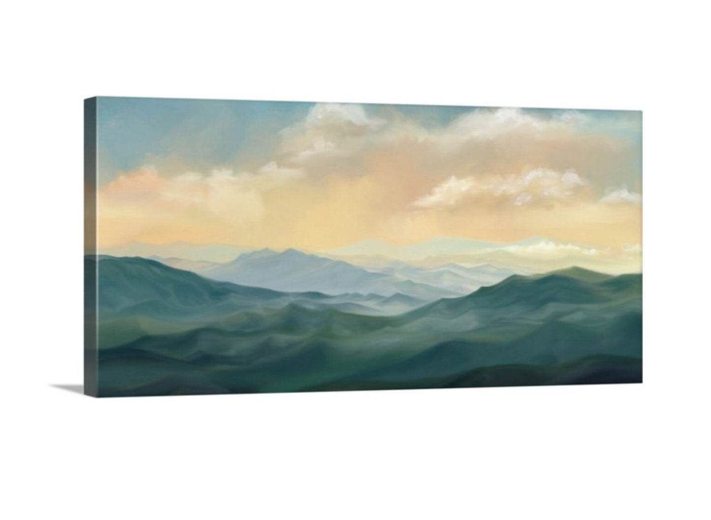 "Datsuzoku" | Landscape Painting | Appalachian Mountains | Panoramic Landscape Painting