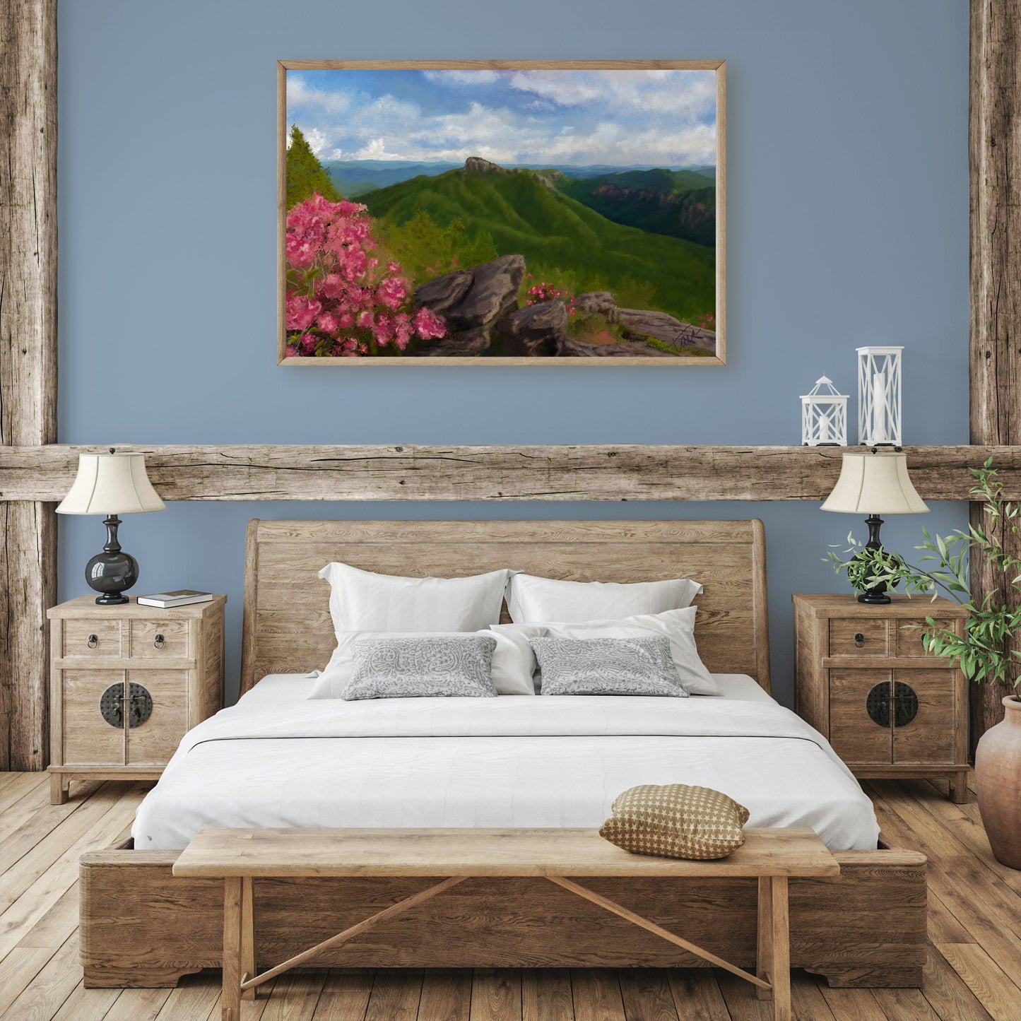 Linville Gorge | Blue Ridge Mountains | Appalachian Mountains | Linville Gorge Table Rock | North Carolina Art