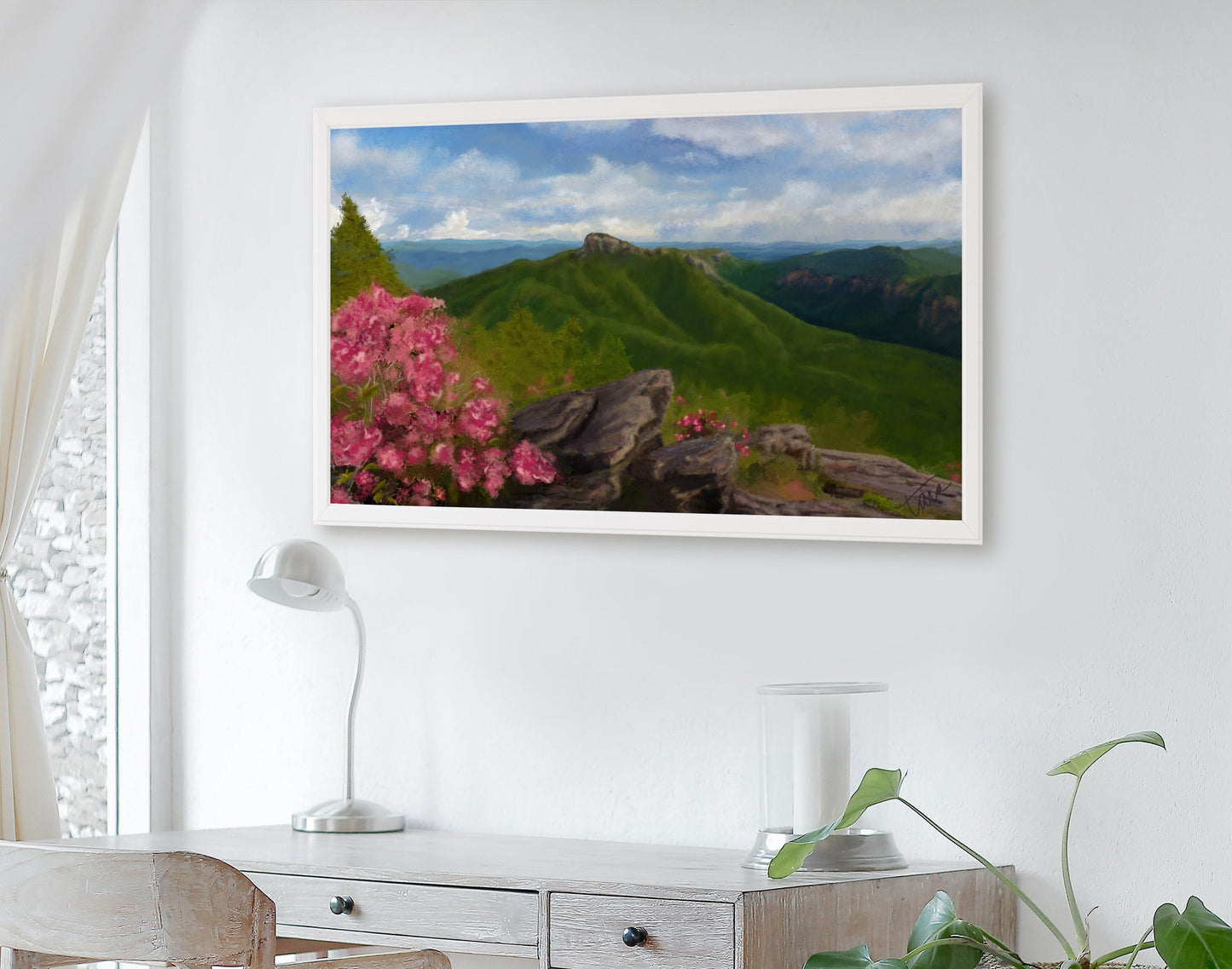 Linville Gorge | Blue Ridge Mountains | Appalachian Mountains | Linville Gorge Table Rock | North Carolina Art