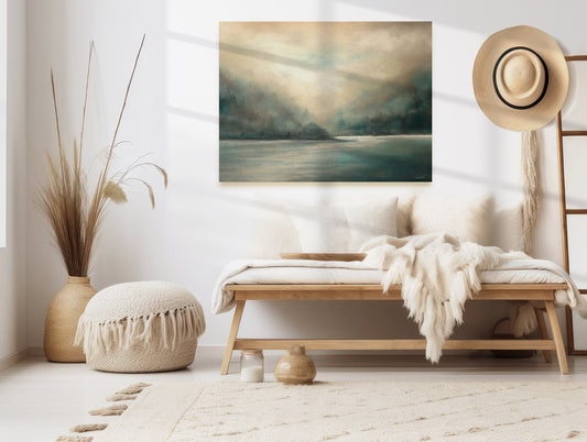 Abstract Landscape Canvas Print | Peaceful Nature Wall Art